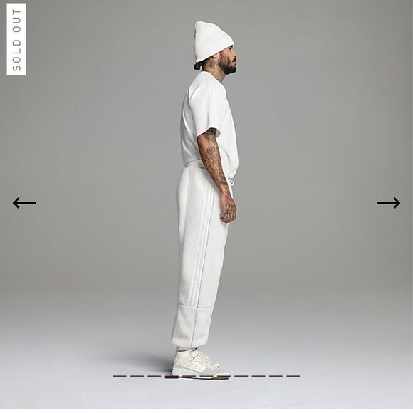 NWT* IVY PARK X ADIDAS TEDDY CARGO SWEAT PANTS - Picture 9 of 10